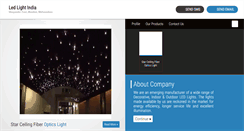 Desktop Screenshot of ledlightindia.net